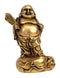 Standing Hotei Laughing Buddha - Brass Statue