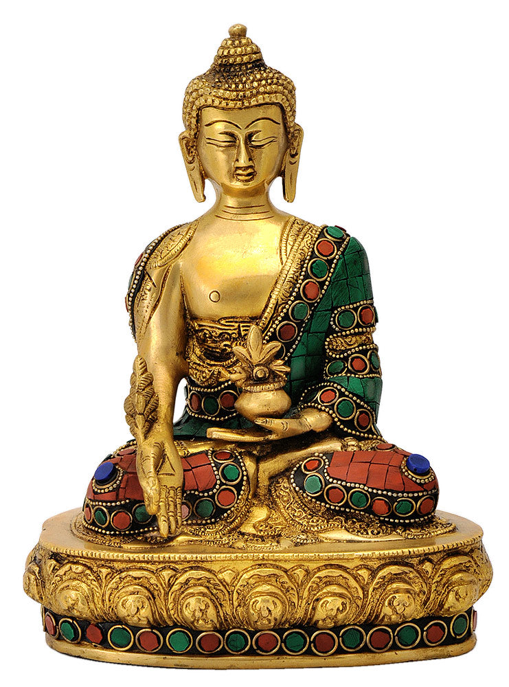 Gautam Buddha Brass Figurine