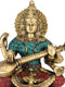 'Gentle Mother Saraswati' - Brass Statue