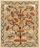 Lotus Tree - Cotton Kalamkari Painting