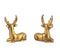Seated Deer - Set of 2 Brass Statues 2.50"