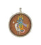 Krishna with Cow - Hand Painted Pendant