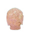 Head of Buddha Sakyamuni in Rose Quartz 2.3"