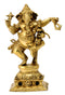 Dancing Ganesha Brass Sculpture