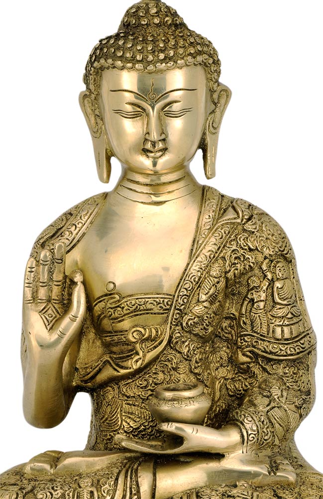 Brass Sculpture 'Medicine Buddha'
