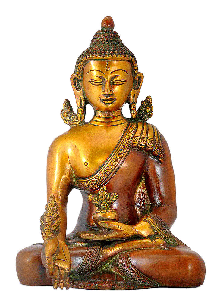 Earth Touching Medicine Budha Statue