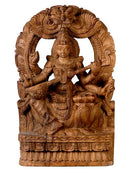 Goddess of Learning and Arts - Wooden Statue