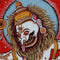 'Lord Narsimha' Vishnu Dashavtar Patachitra Painting