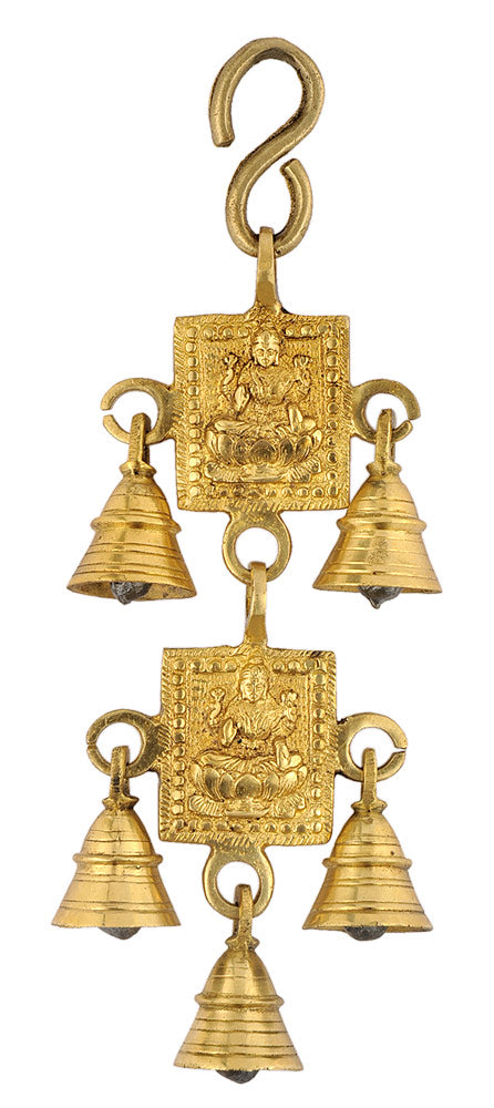 Devi Lakshmi Temple Door Hanging in Brass
