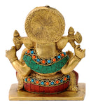 Lord Gajanana Seated Statue
