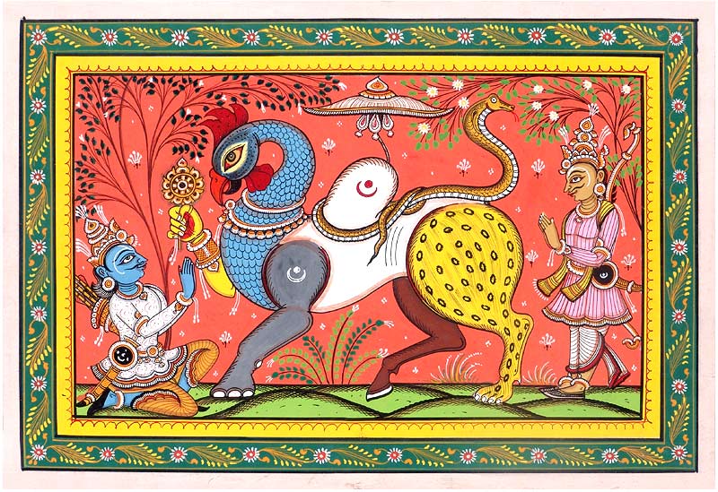 'Lord Nabagunjara' a figure comprising nine different creatures