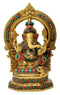 Lord Ganpati Ji Brass Statue 9.75"