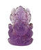 Lord Vinayak "First Among All Deity" Amethyst Stone Carving 2.2"