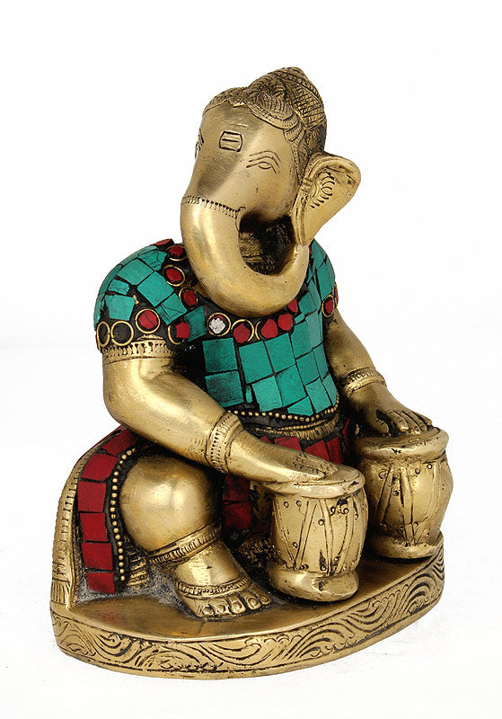 Ganesha Playing Tabla