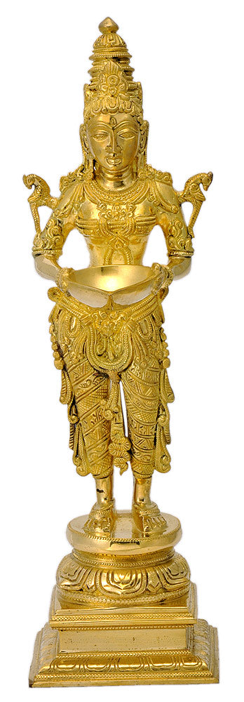 Deepa Lakshmi Brass Sculpture