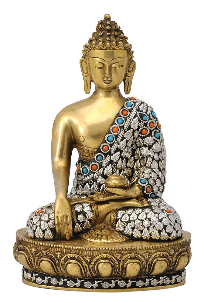 Healing Buddha Brass Statue