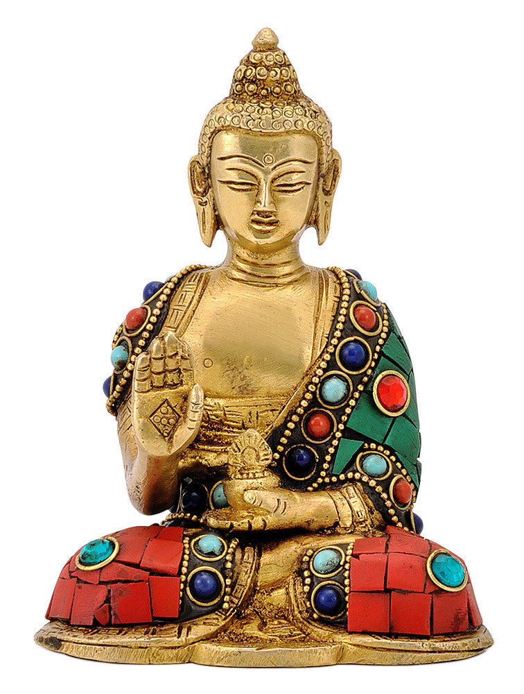 Lord Buddha in Abhaya Mudra