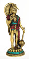 Standing Lord Hanuman Brass Statue