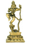 Krishna Danced over Kaliya - Brass Statue