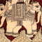 Kalamkari Painting "Beautiful Elephants"