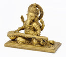 Lord Ganpati Playing the Veena 9.75"