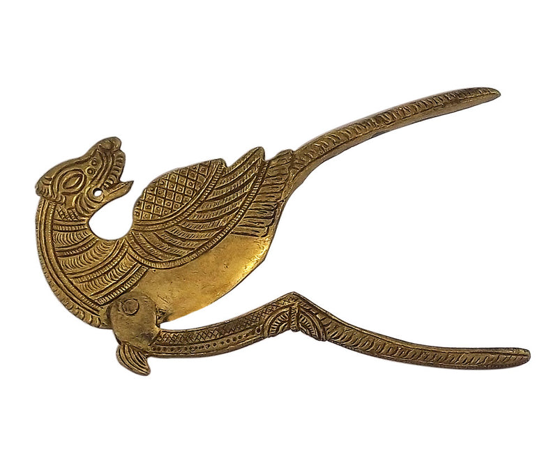 Brass Decorative Betel Nut Cutter "Mythical Creature Yali"