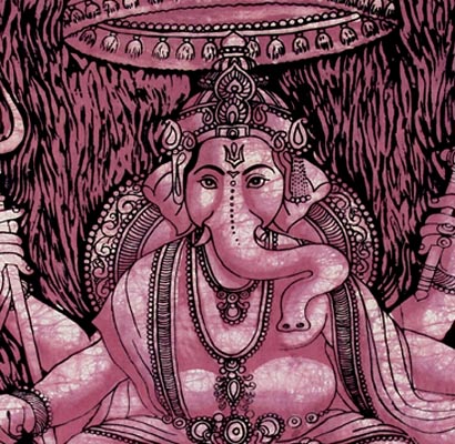 Lord Ganapati Rides On A Chariot