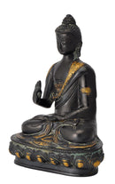 Buddha Brass Statue in Antique Finish