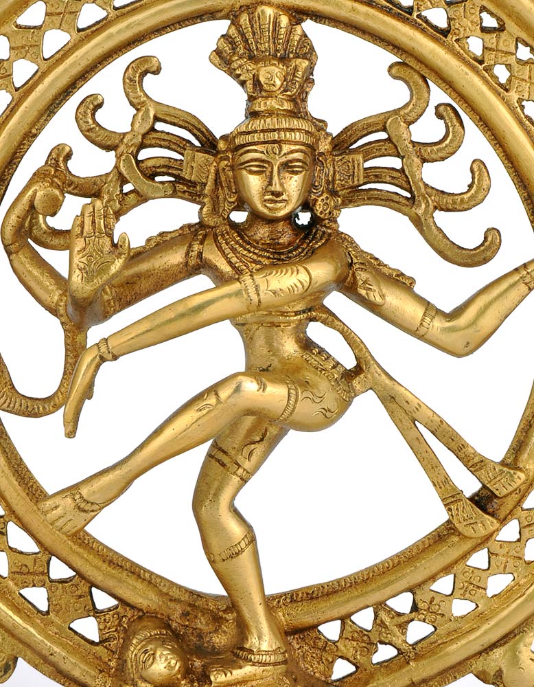 "Nataraj Mahadev" Brass Sculpture