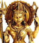 'Ardhanarishvara' Combined Form of Shiva Shakti - Brass Statue