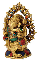 Siddhipriya Ganesh Statue in Stone Mosaic Work