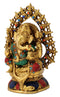 Siddhipriya Ganesh Statue in Stone Mosaic Work