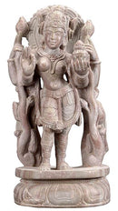 "Goddess Aishwarya Lakshmi" Stone Statue