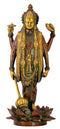 Lord Vishnu 'The Preserver' Brass Figurine 12.50"