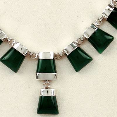 Green Enchantment - Onyx Necklace