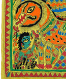 Eight Armed Devi Durga Madhubani Painting