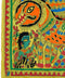 Eight Armed Devi Durga Madhubani Painting