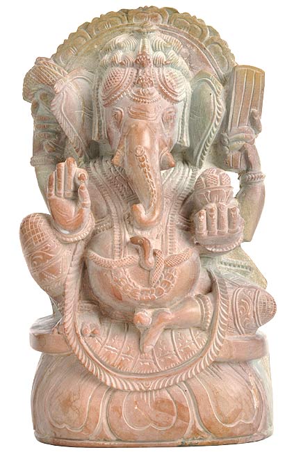 Gajamukh Lord Ganesha - Stone Sculpture