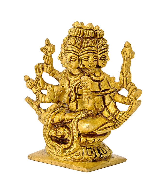 Panchmukhi Five Headed Shiva Miniature Statue