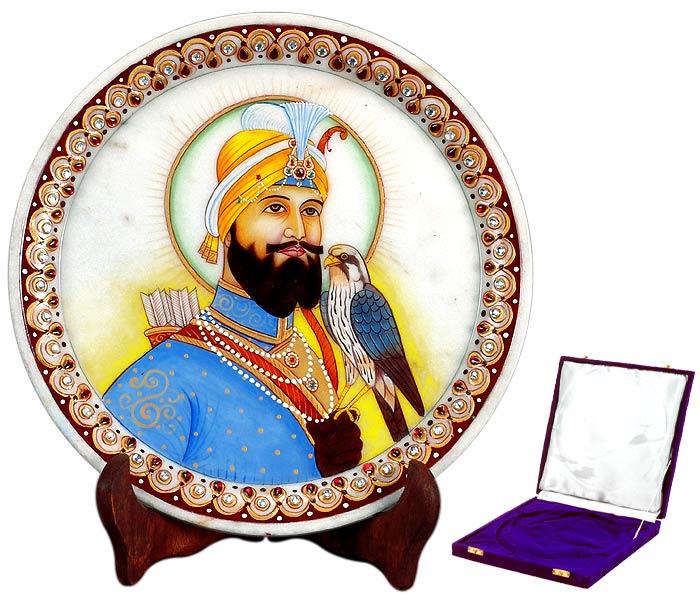 Guru Gobind Singh - Marble Painting