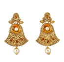 Embellished Pair Metal Earrings