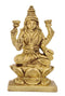 Goddess Lakshmi - Brass Figurine 3.75"