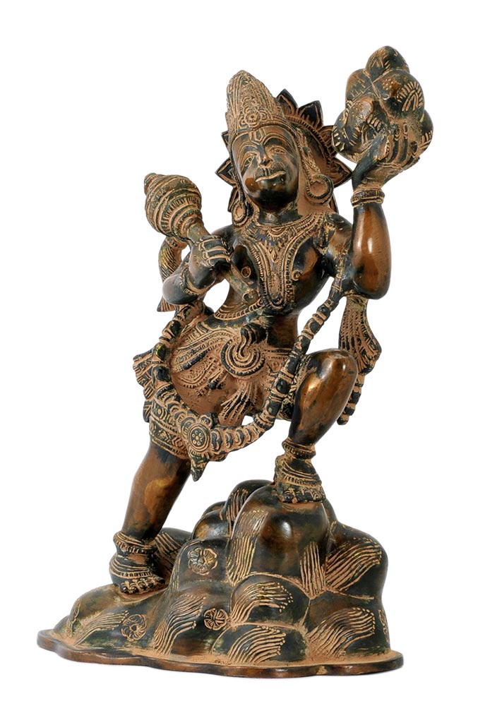 Lord Hanuman Carrying Herbs Mountain