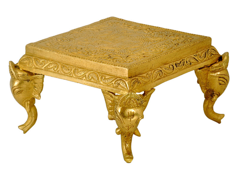 Brass Swastika Pooja Chowki