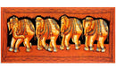 Marching Elephants - Batik Painting