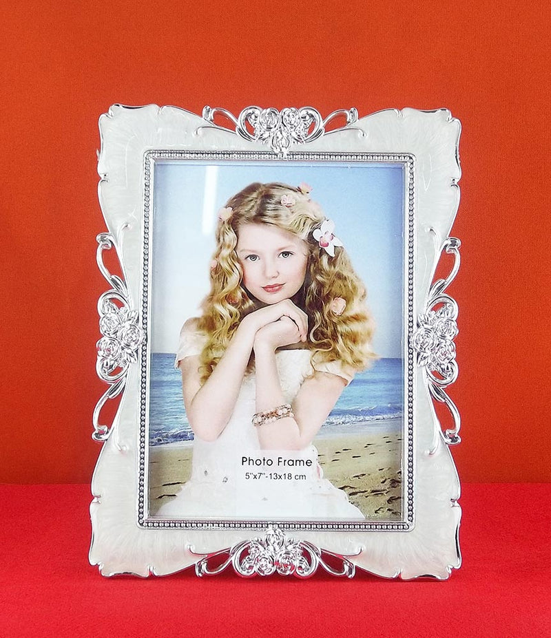 Acrylic Photo Frame in Pearl Silver Shade