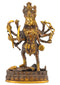 Kali Mata Brass Statue 9"