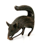 'Cute Squirrel'' Tribal Brass Statue
