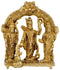 Shri Ram Darbar - Small Brass Statue