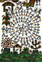 Tribal Village Scene - Warli Painting